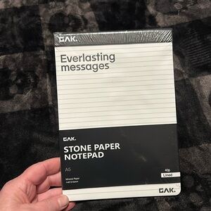 GAK stone paper notepad. Medium